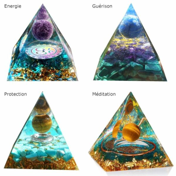 orgonite pyramide un souffle d'art mot ni